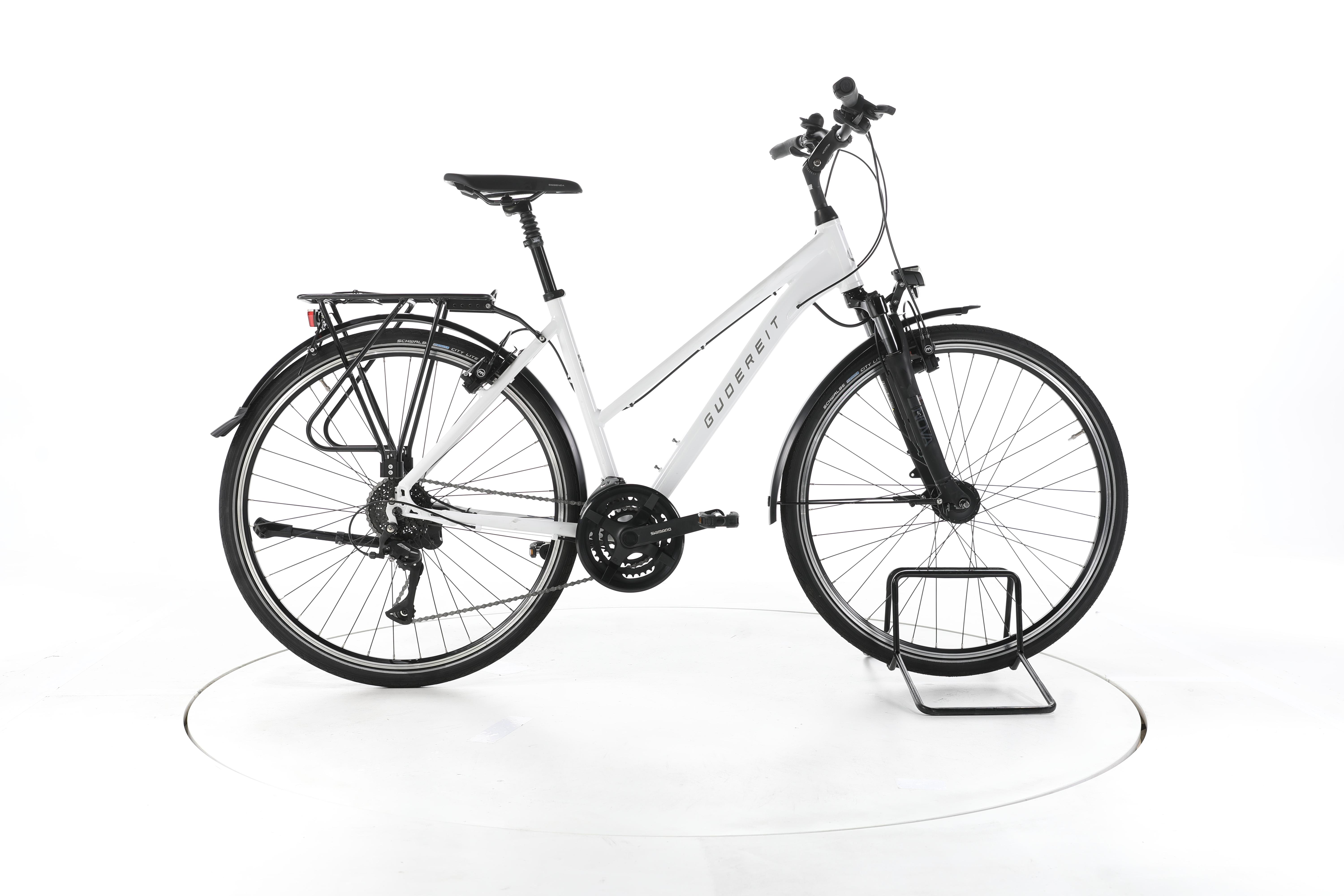 Gudereit LC-30 HS11 Vélo de ville et de trekking Batterie  28" blanc Pro vélo